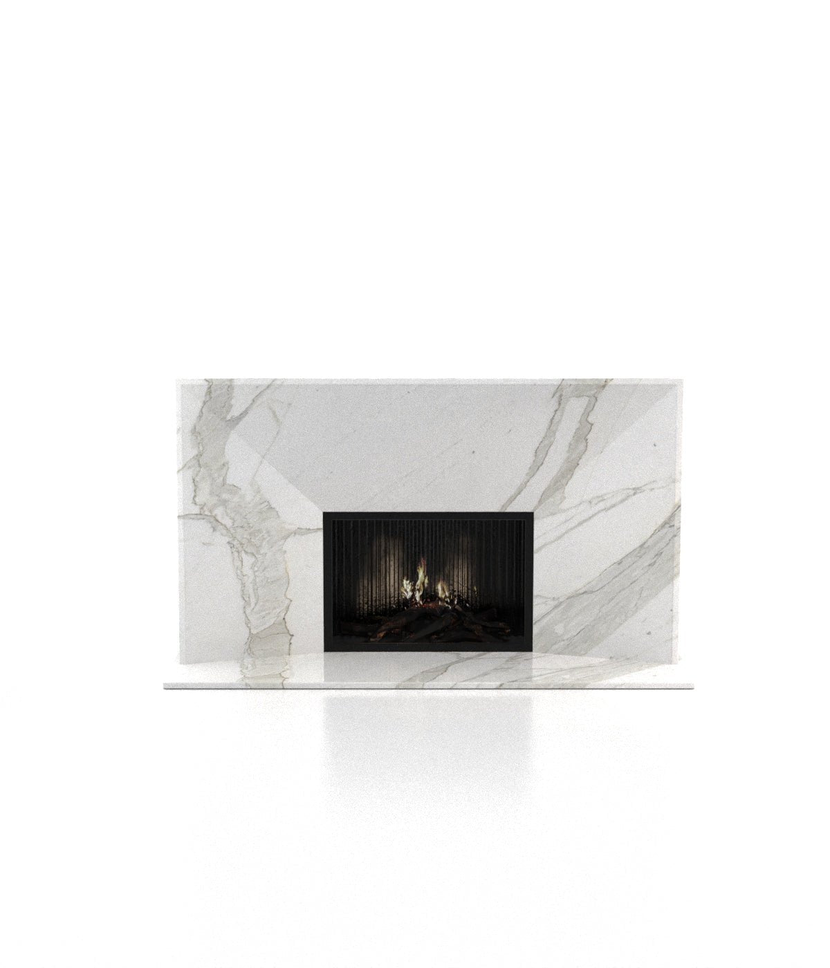 Alexander Marble Stone Fireplace