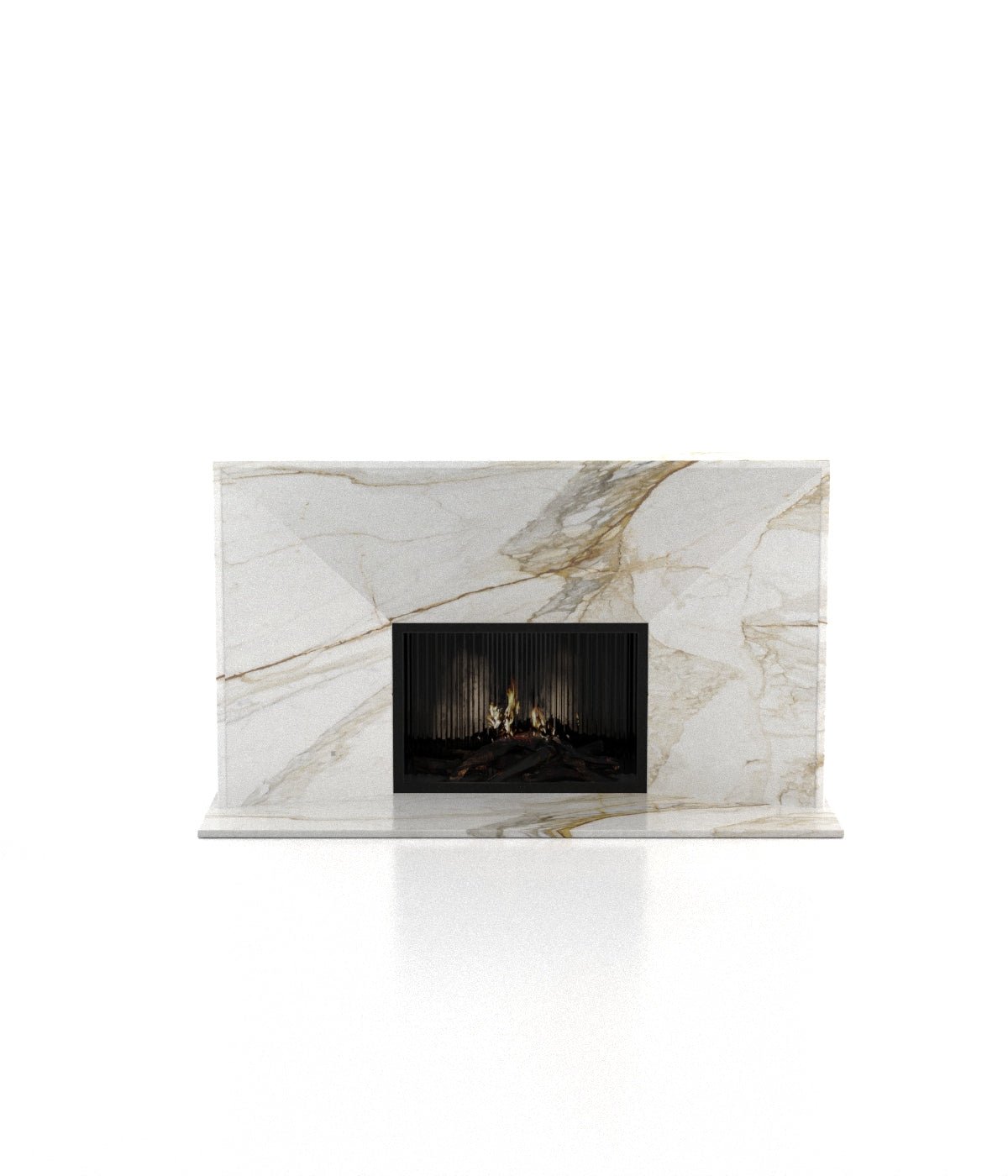 Alexander Marble Stone Fireplace