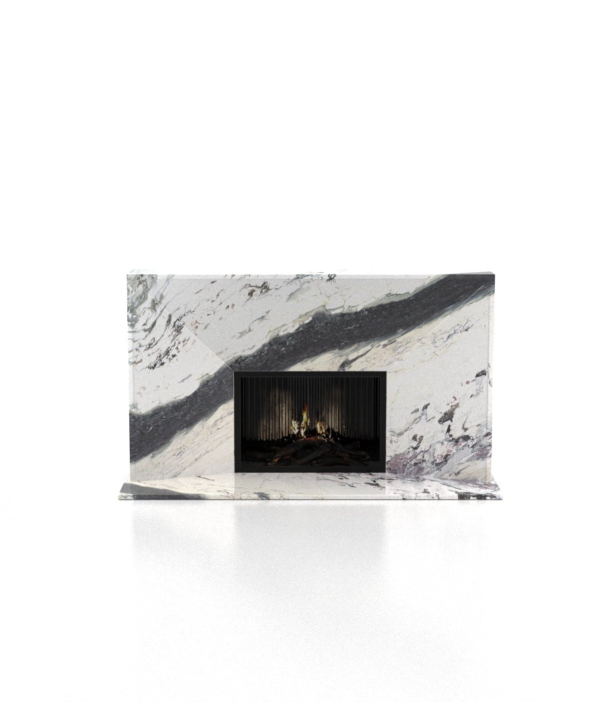 Alexander Marble Stone Fireplace