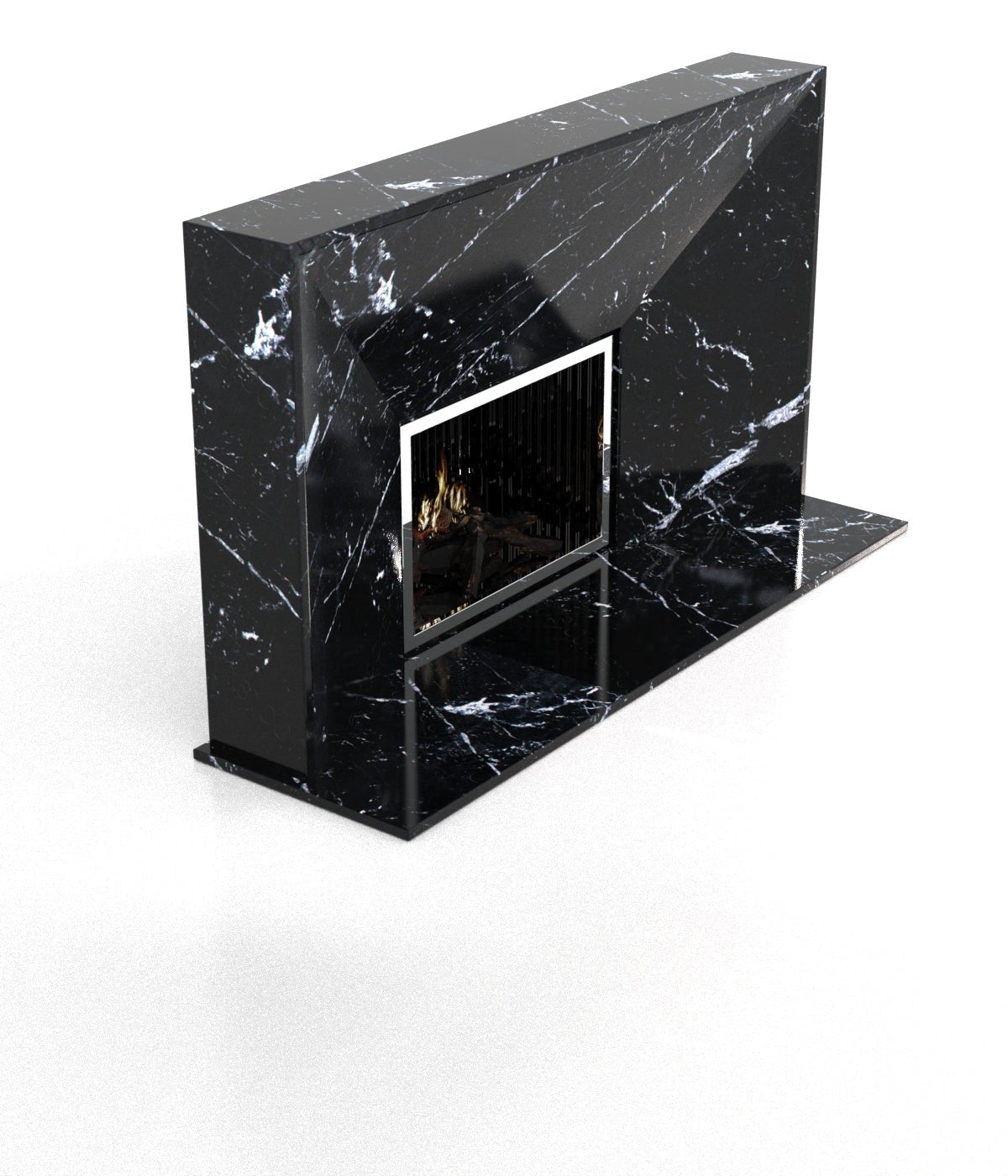 Alexander Marble Stone Fireplace