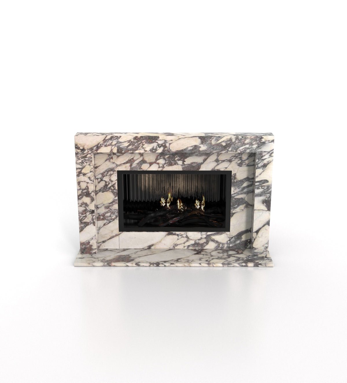 Anubis Marble Stone Fireplace