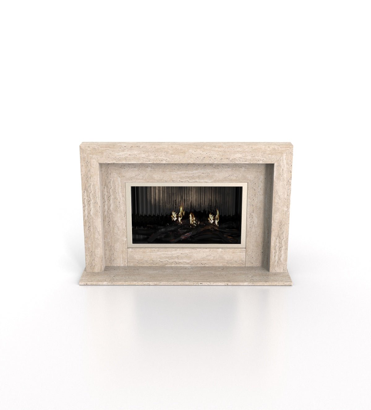 Anubis Marble Stone Fireplace