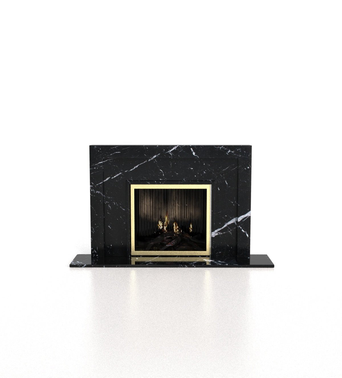 Apollo Marble Stone Fireplace