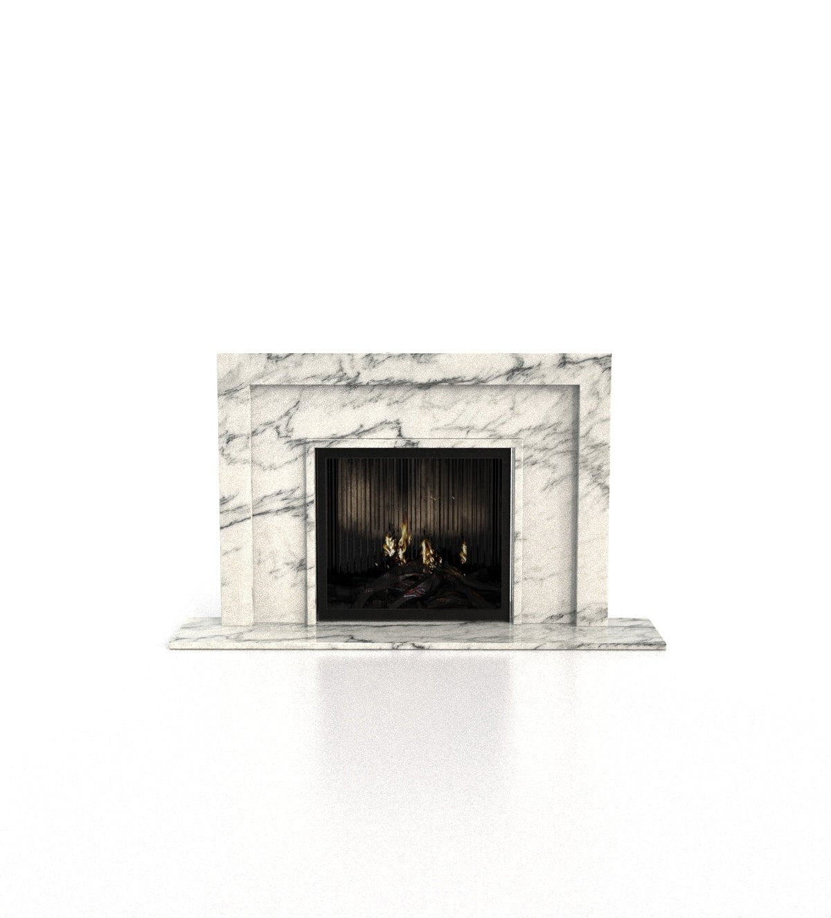 Apollo Marble Stone Fireplace