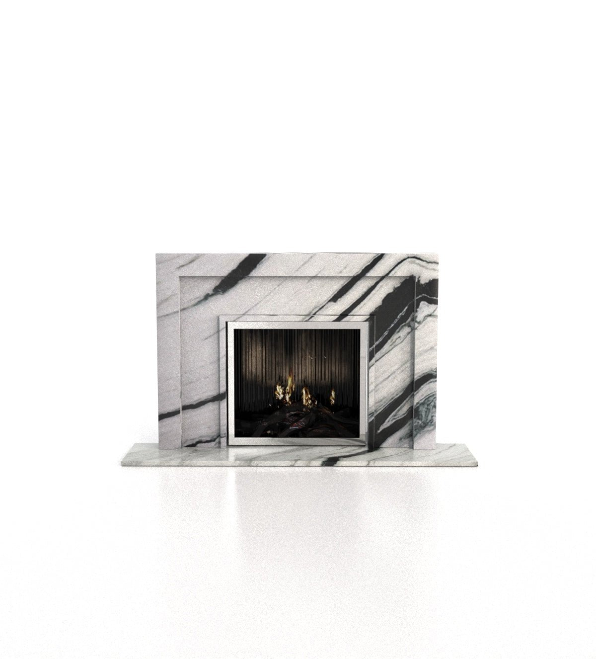 Apollo Marble Stone Fireplace