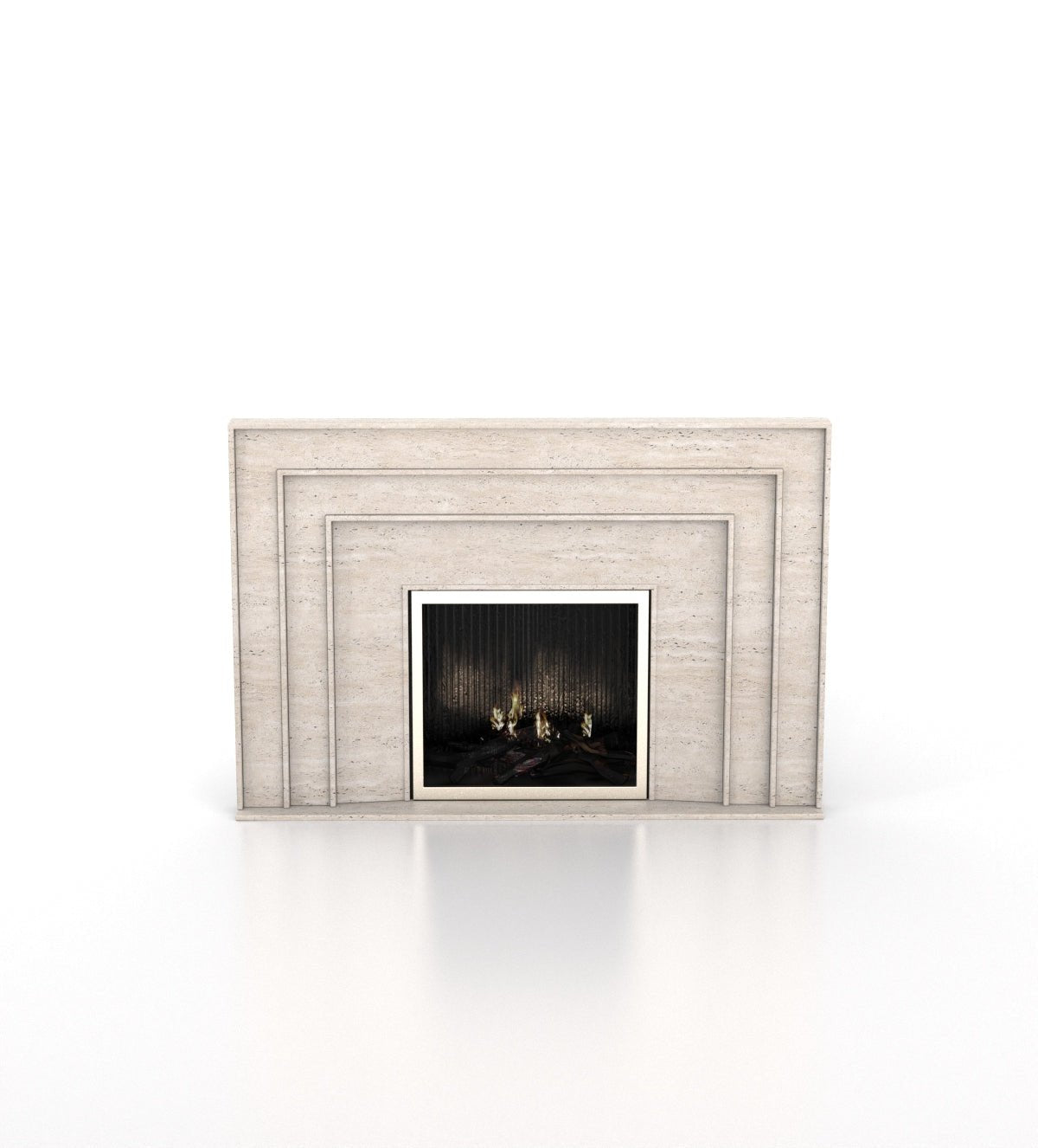 Aristotle Marble Stone Fireplace