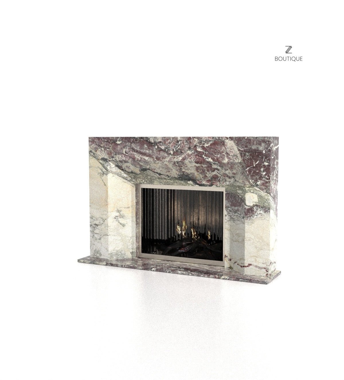 Athena Marble Stone Fireplace