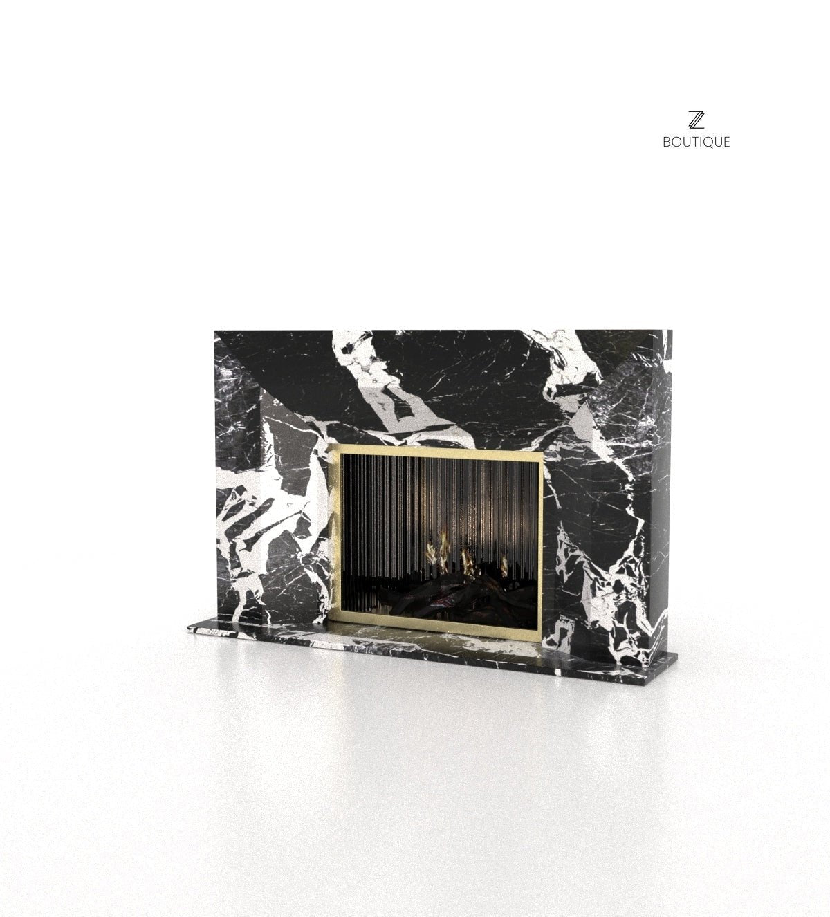 Athena Marble Stone Fireplace