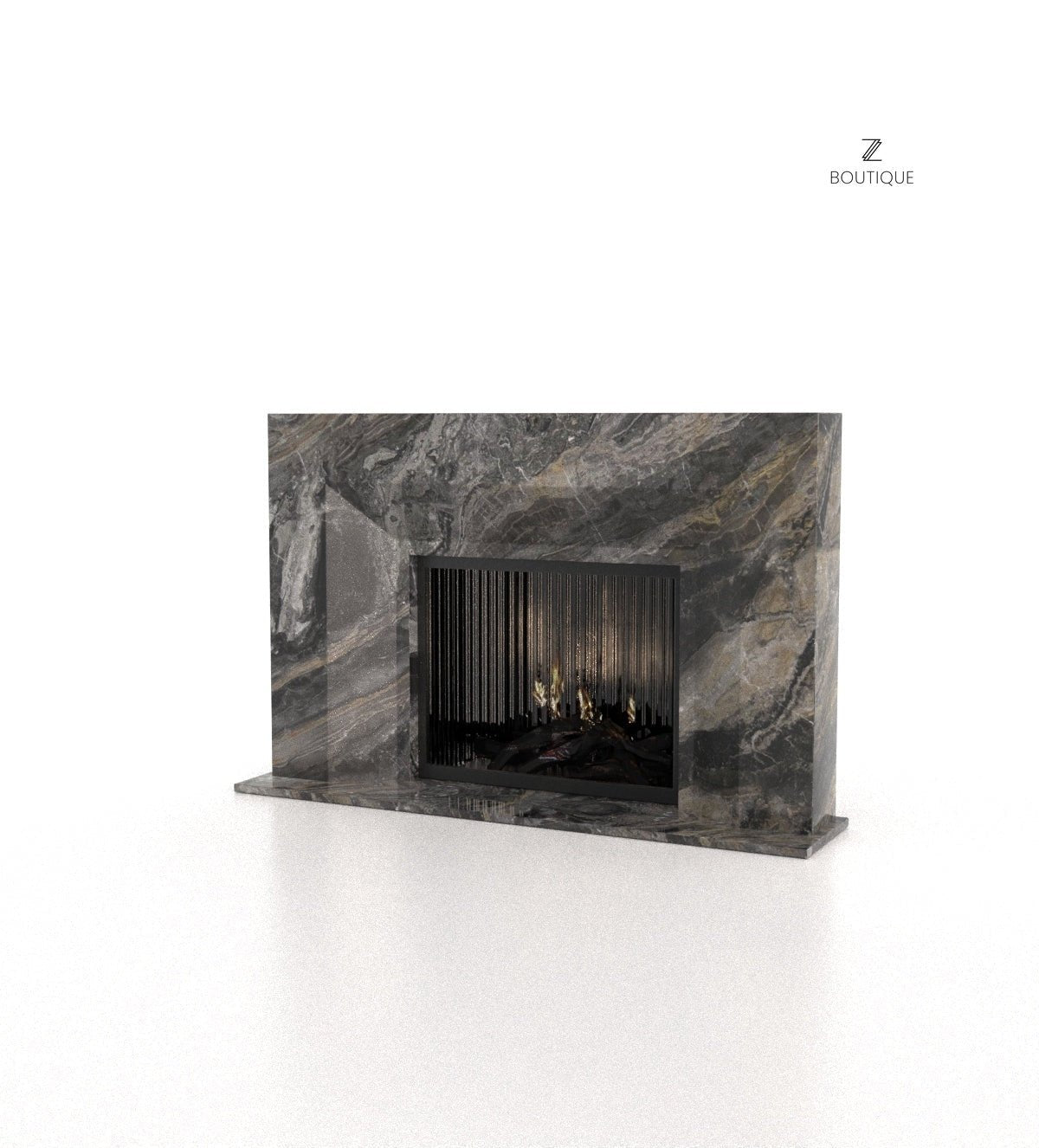 Athena Marble Stone Fireplace