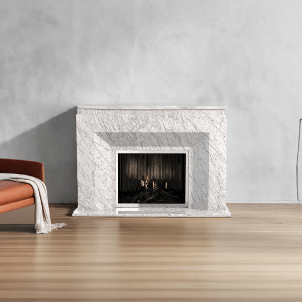 Athena Marble Stone Fireplace