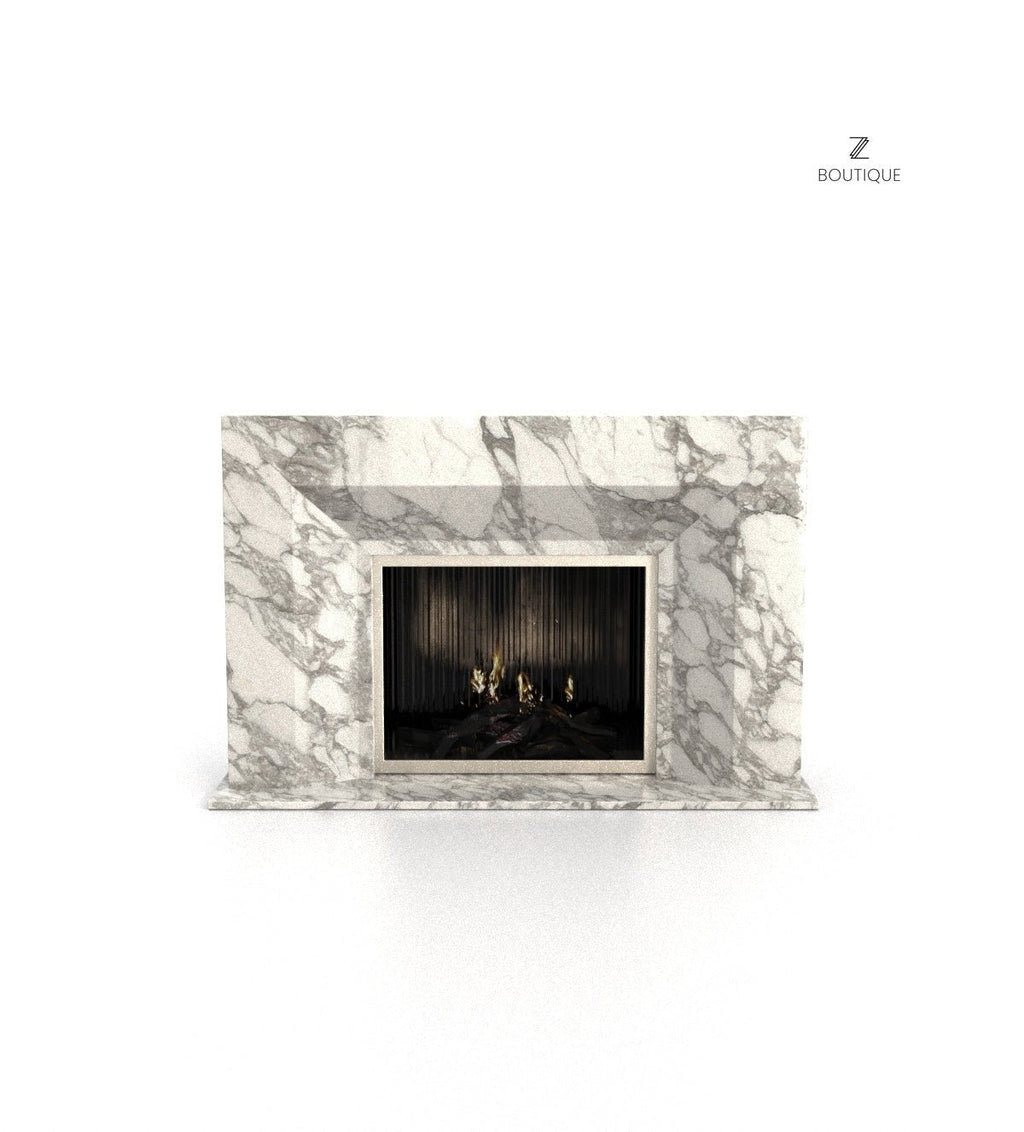 Athena Marble Stone Fireplace