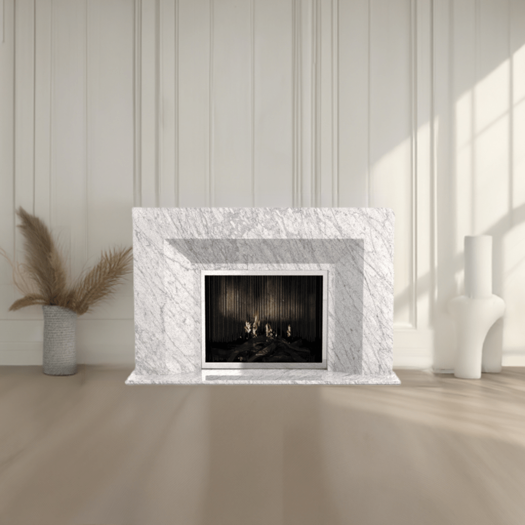 Athena Marble Stone Fireplace