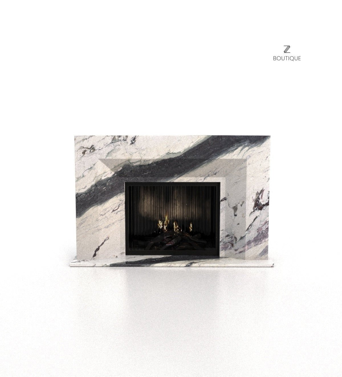 Athena Marble Stone Fireplace