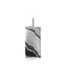 Black White Marble Capri Washbasin - Back Angle | Stonegems