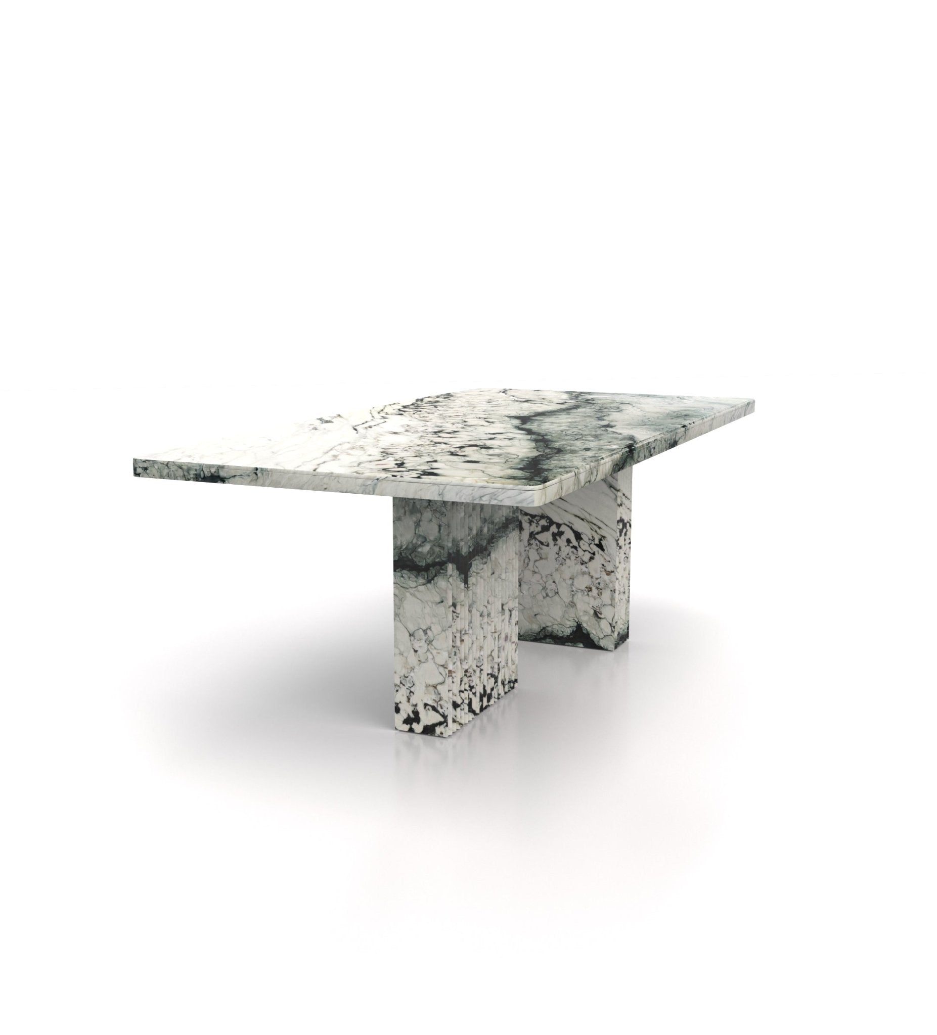 Rectangular Grande Marble Stone Modern Dining Table