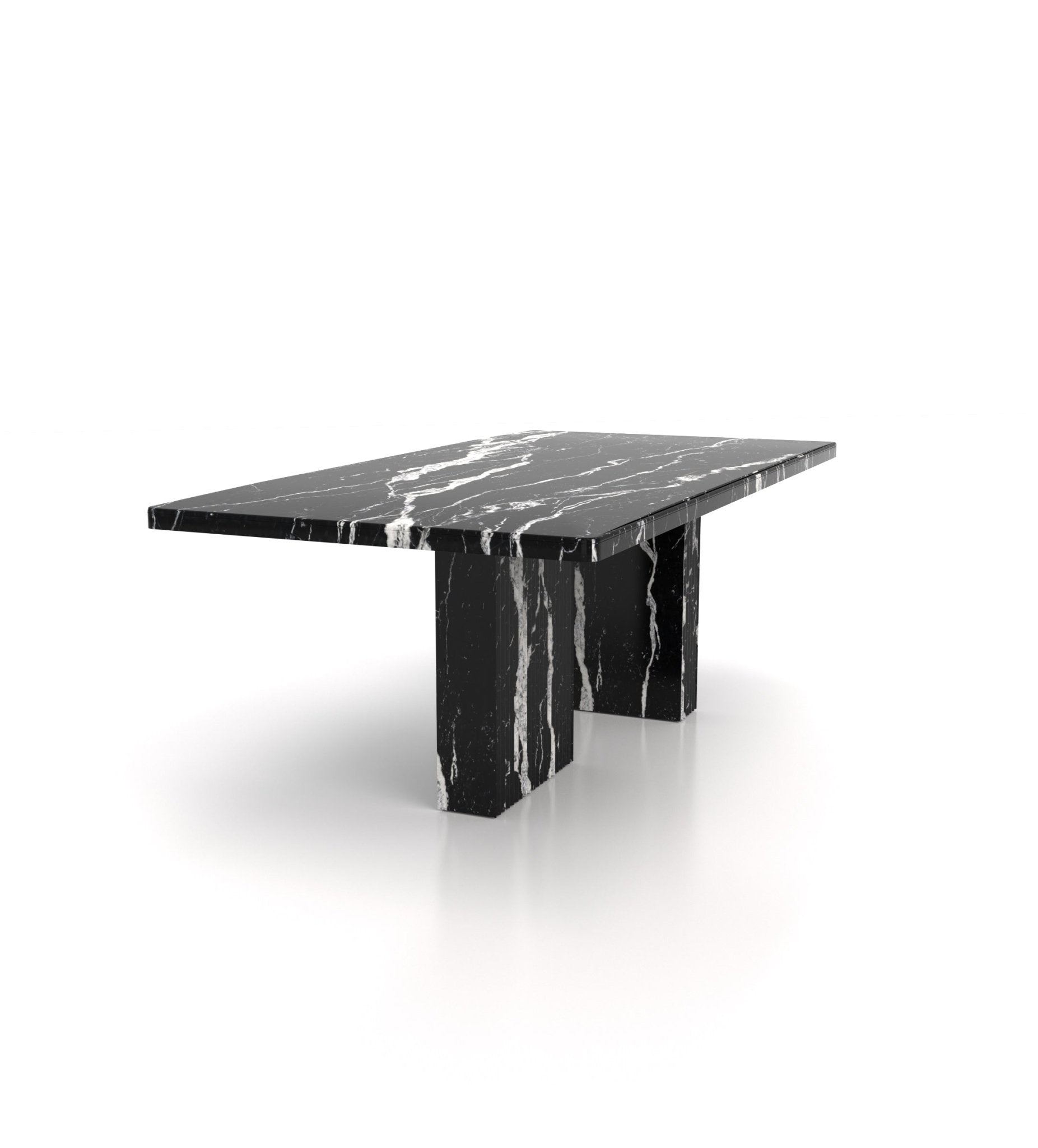 Rectangular Grande Marble Stone Modern Dining Table