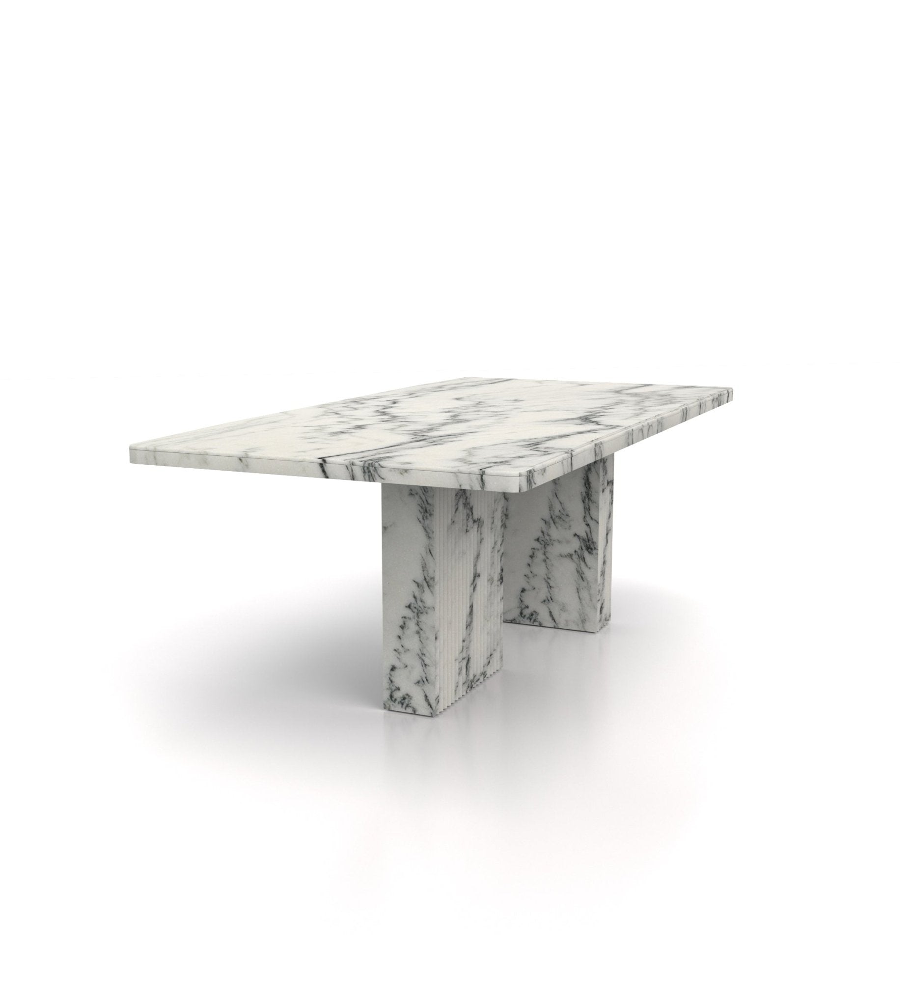 Rectangular Grande Marble Stone Modern Dining Table