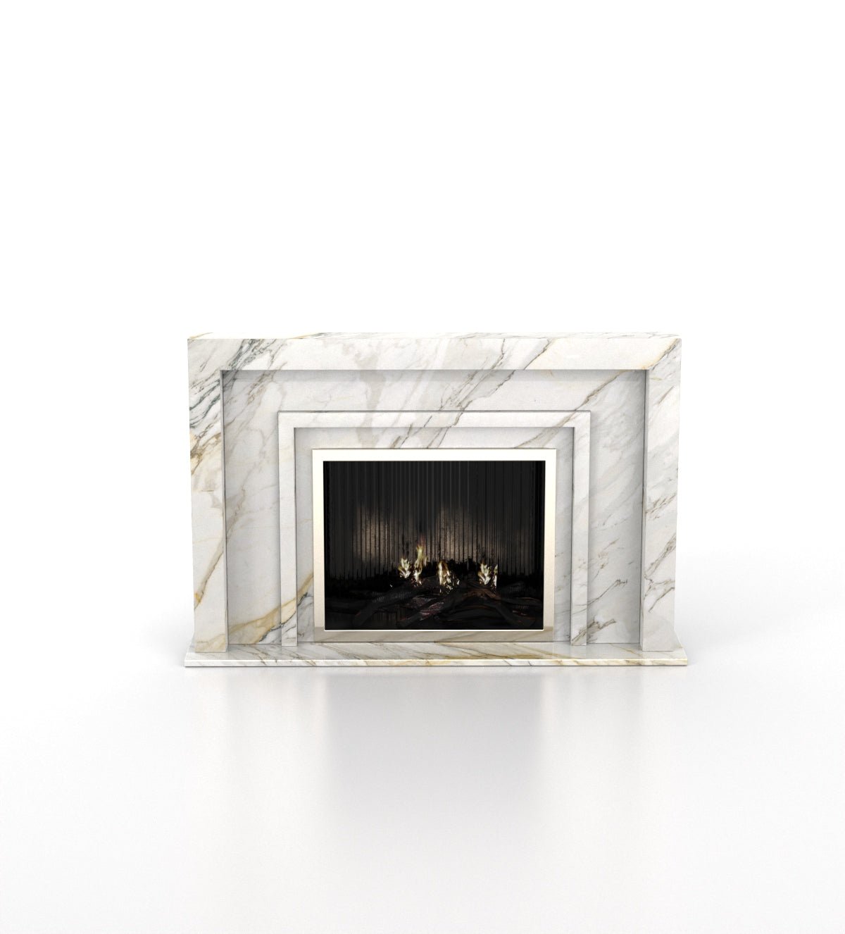 Cassiopeia Marble Stone Fireplace