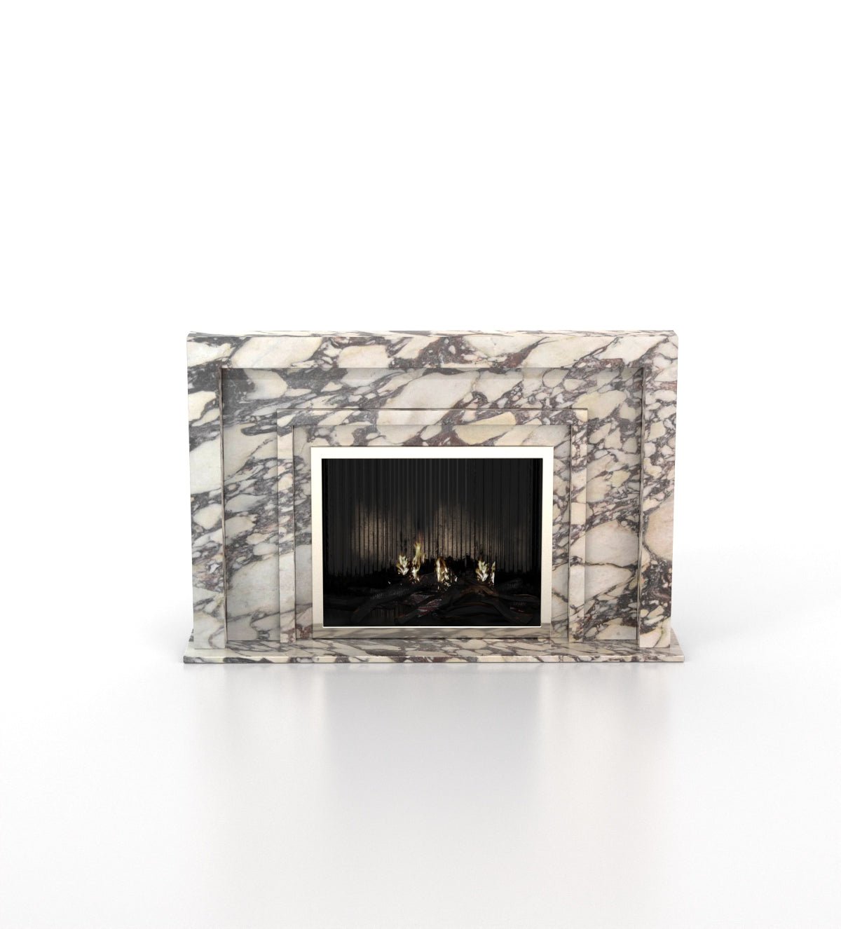 Cassiopeia Marble Stone Fireplace