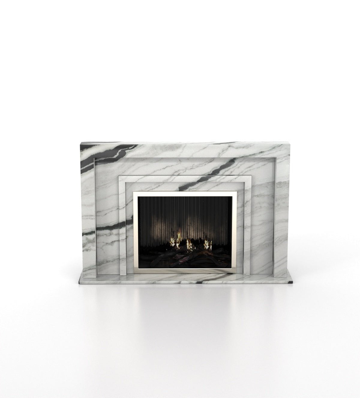 Cassiopeia Marble Stone Fireplace