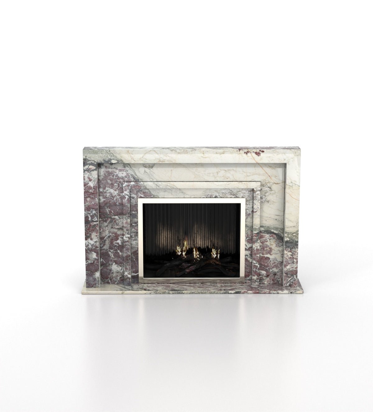 Cassiopeia Marble Stone Fireplace