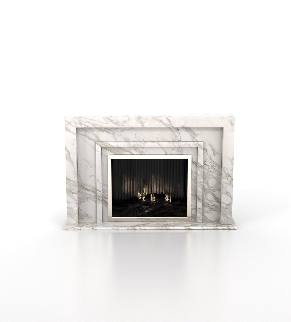Cassiopeia Marble Stone Fireplace