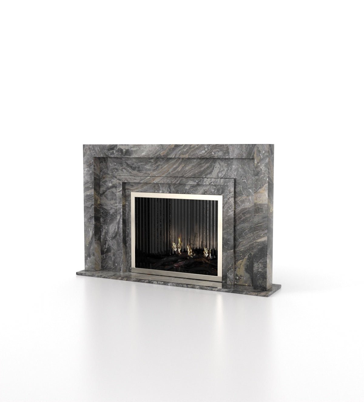 Cassiopeia Marble Stone Fireplace