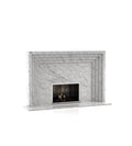 Bianco Carrara Marble Colossus Fireplace Surround - Front View | Stonegems