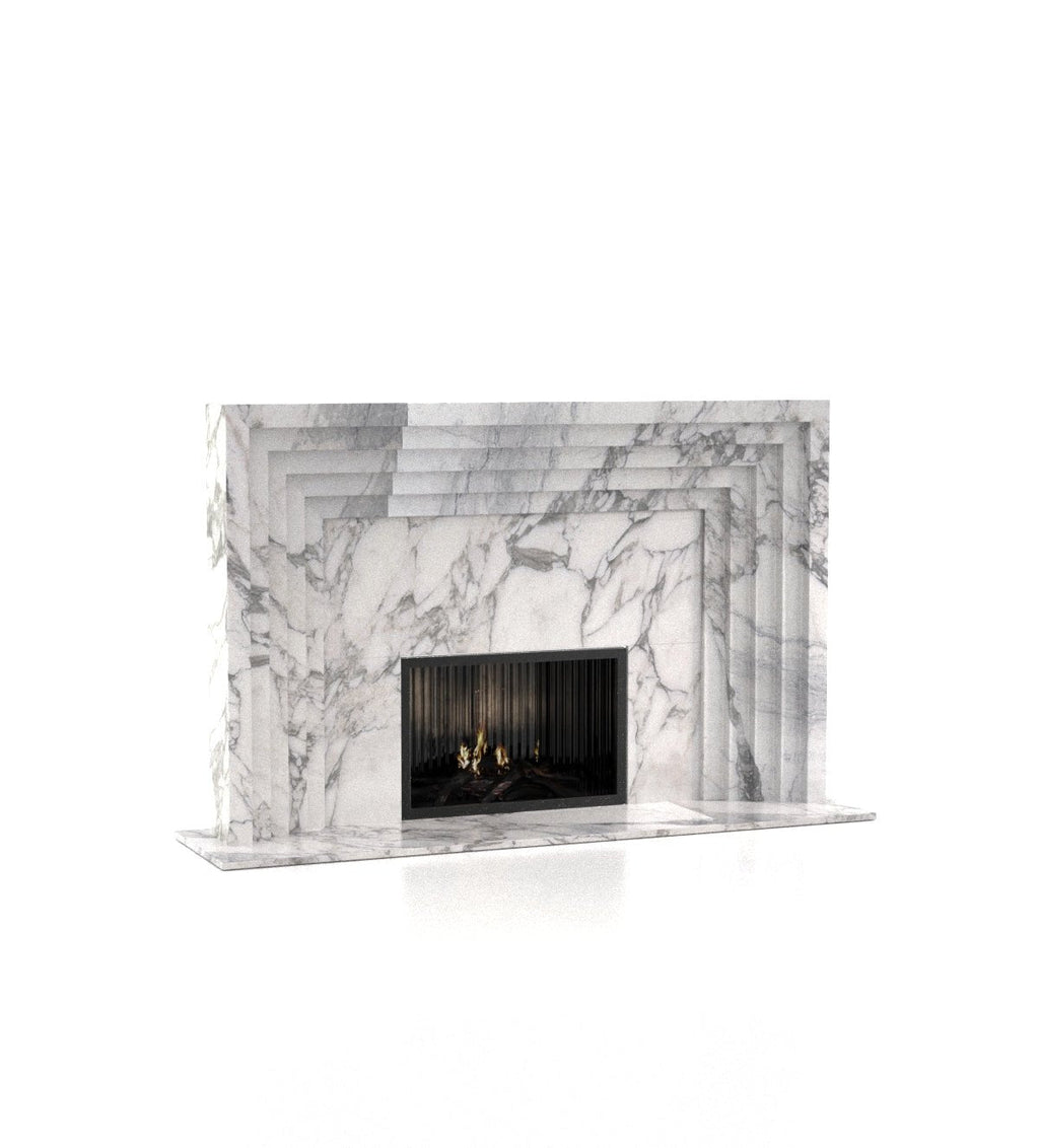 Colossus Marble Stone Fireplace