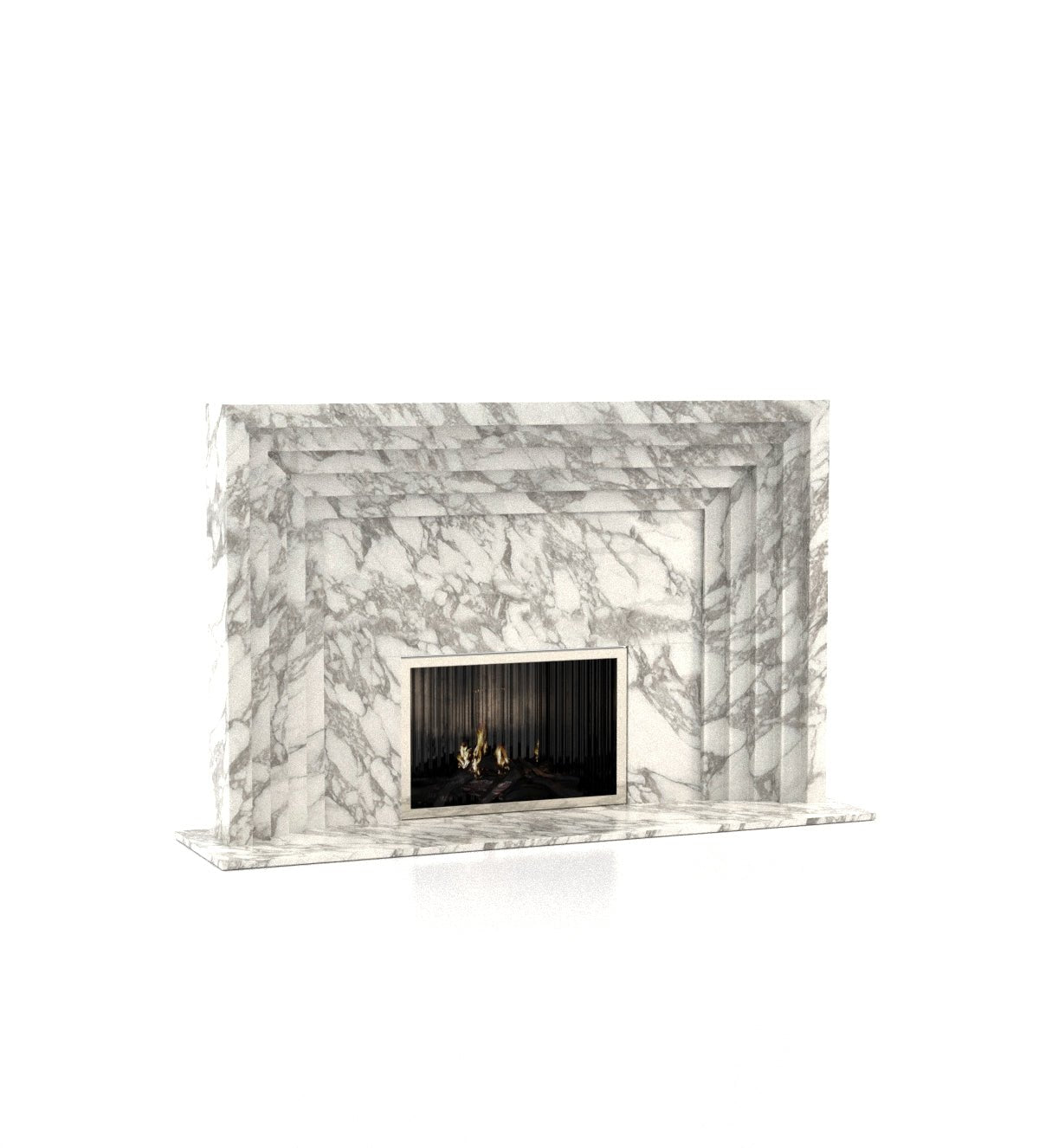 Colossus Marble Stone Fireplace