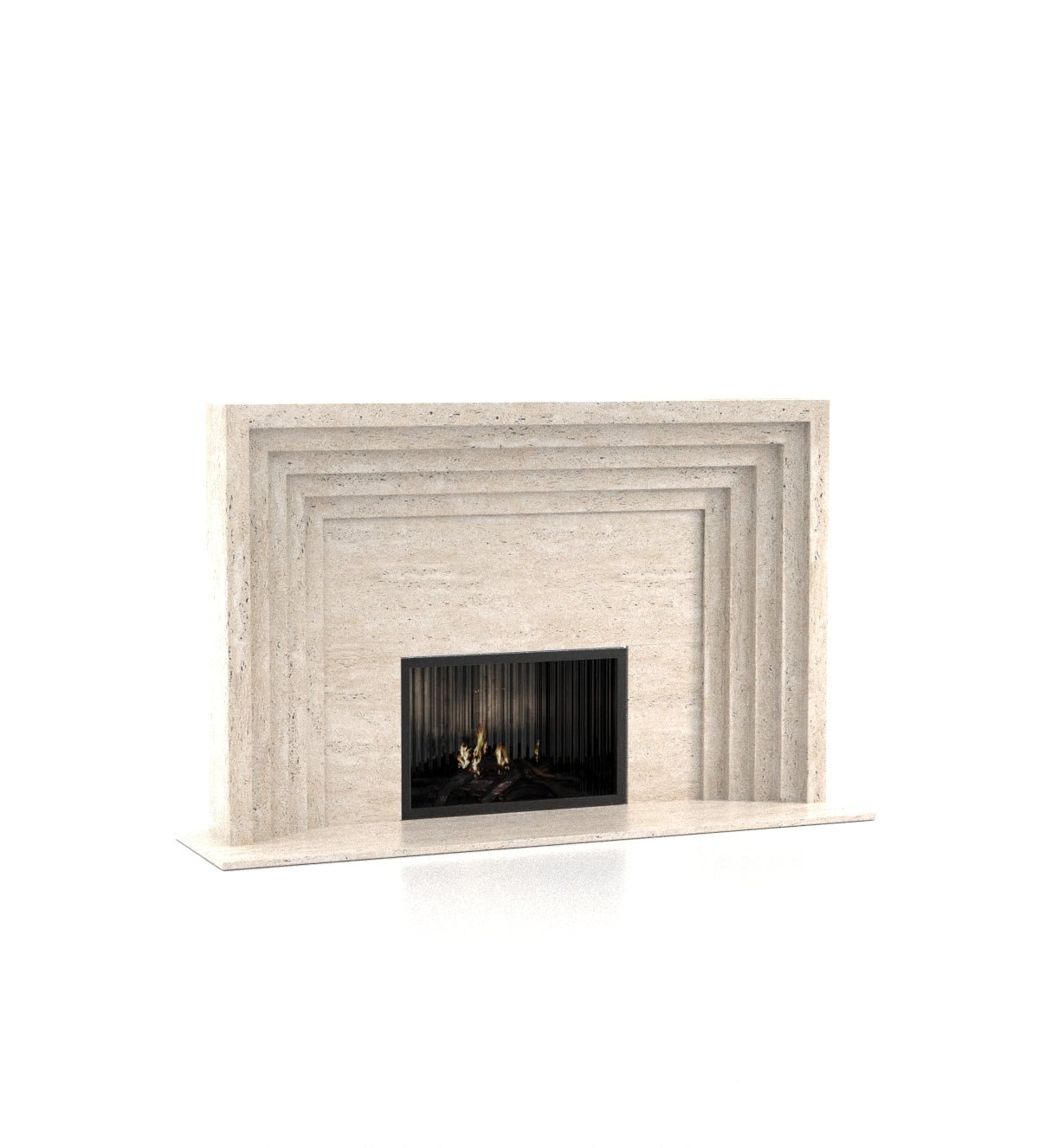 Colossus Marble Stone Fireplace
