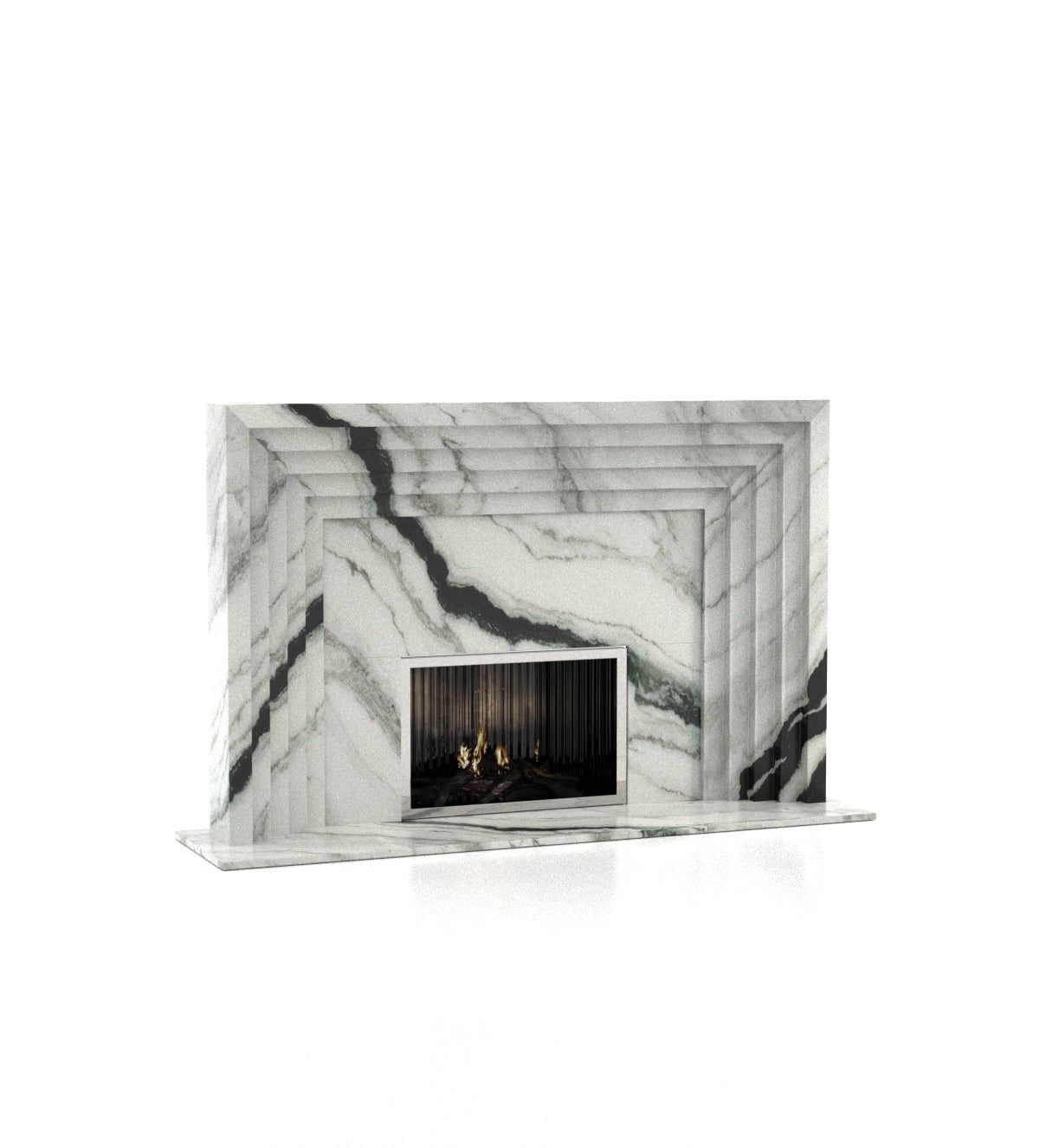 Colossus Marble Stone Fireplace