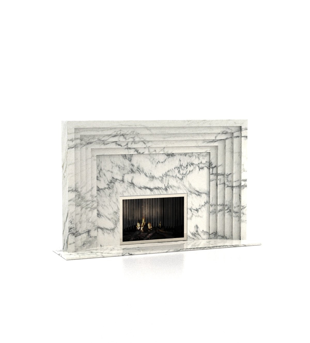 Colossus Marble Stone Fireplace