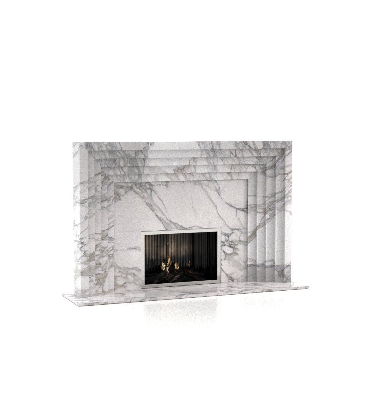 Colossus Marble Stone Fireplace