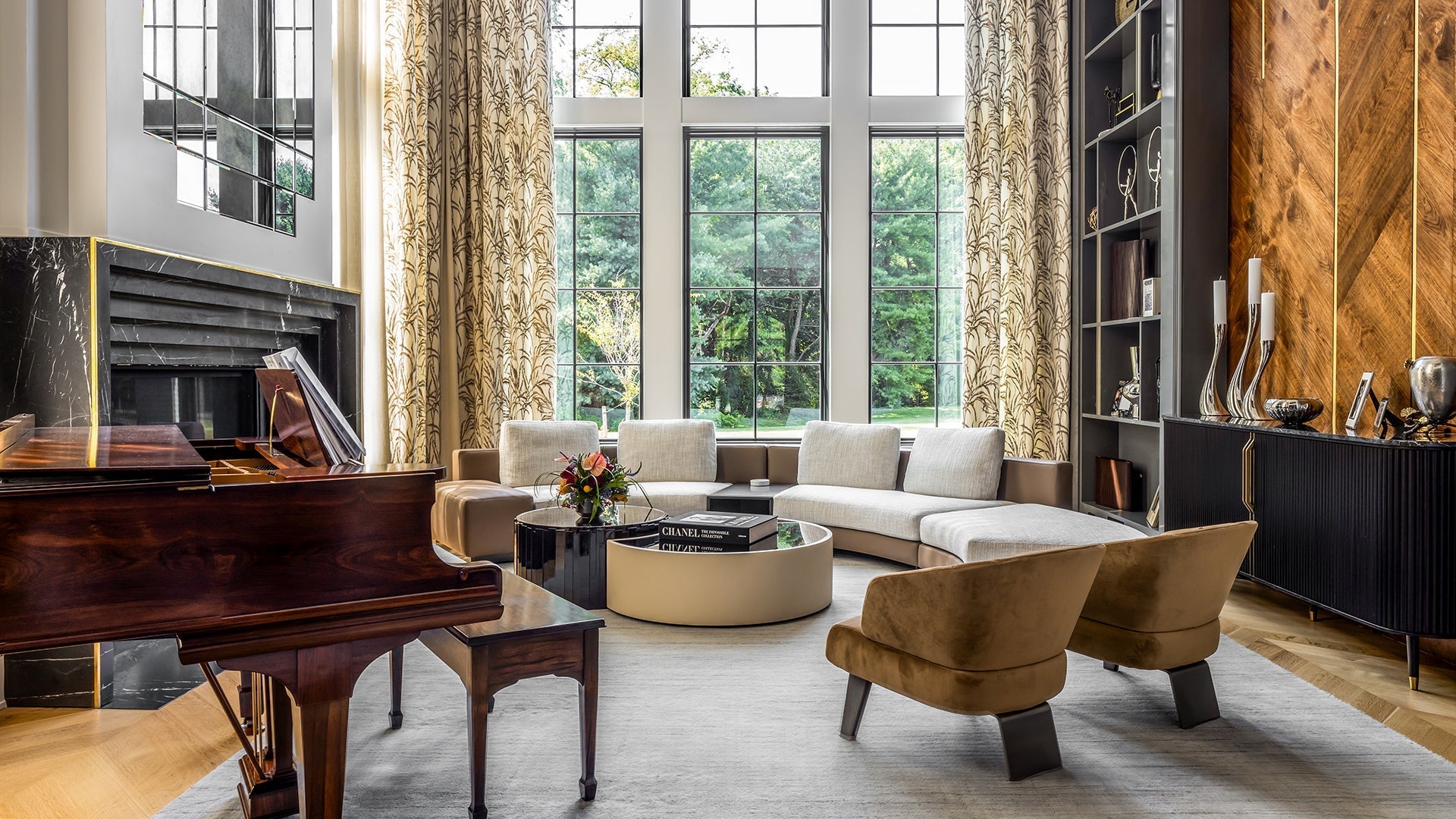 Colossus Marble Stone Fireplace