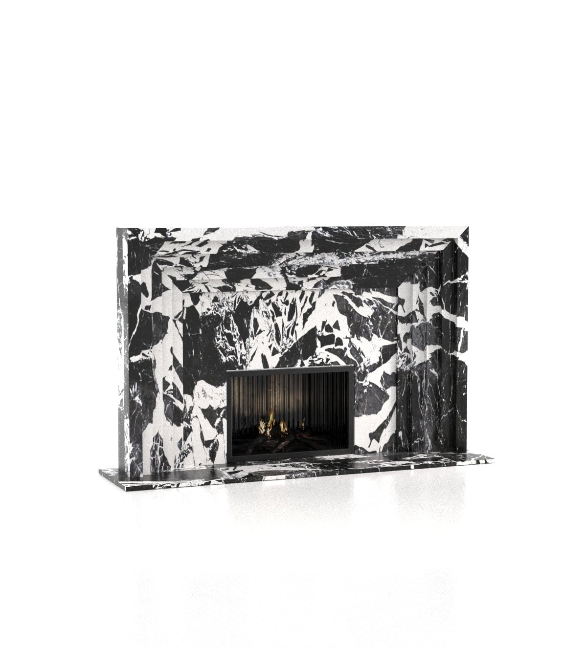 Colossus Marble Stone Fireplace