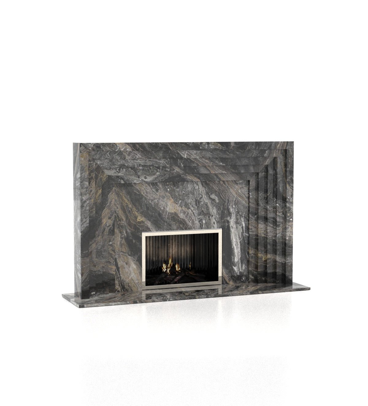 Colossus Marble Stone Fireplace