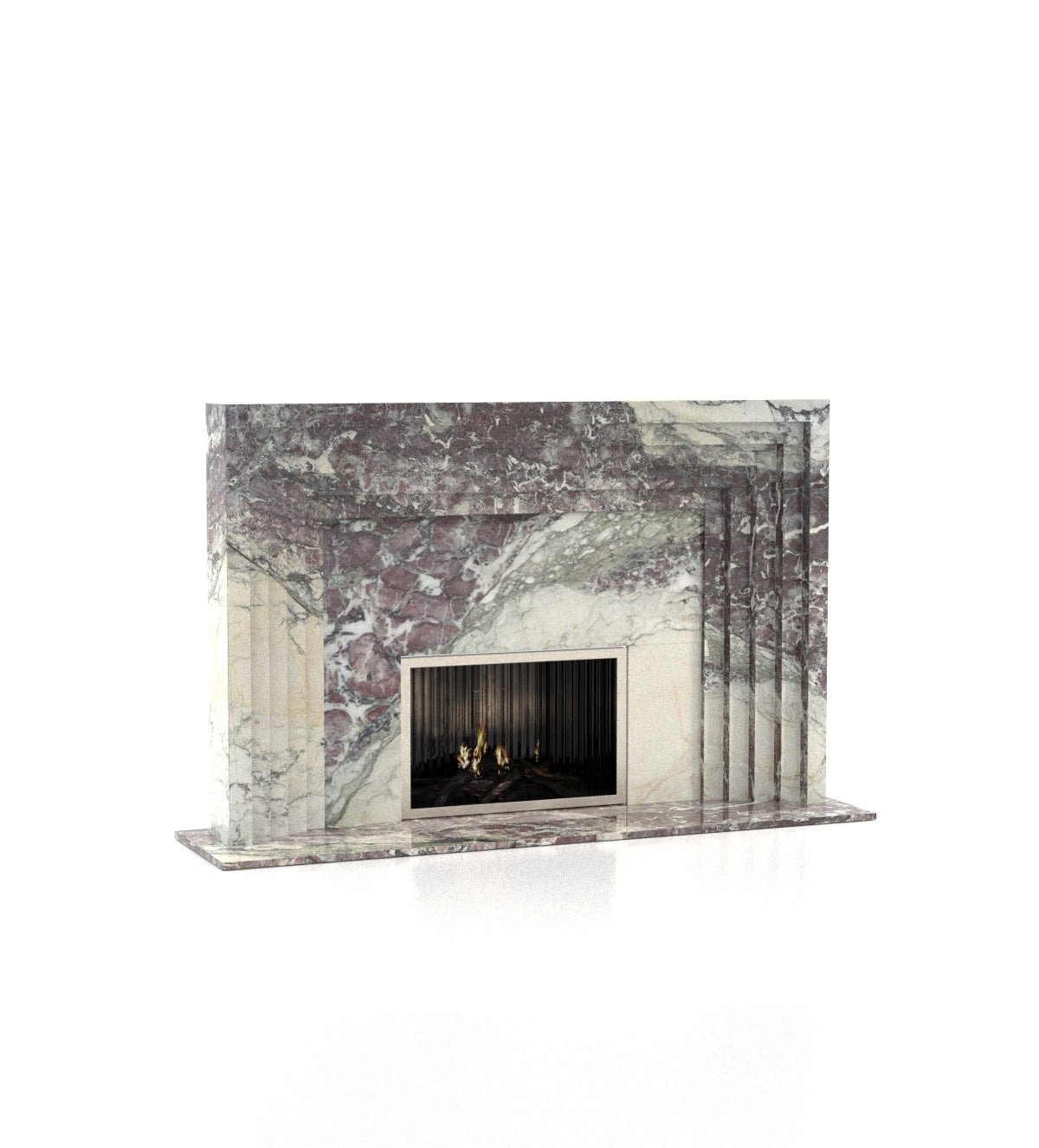 Colossus Marble Stone Fireplace