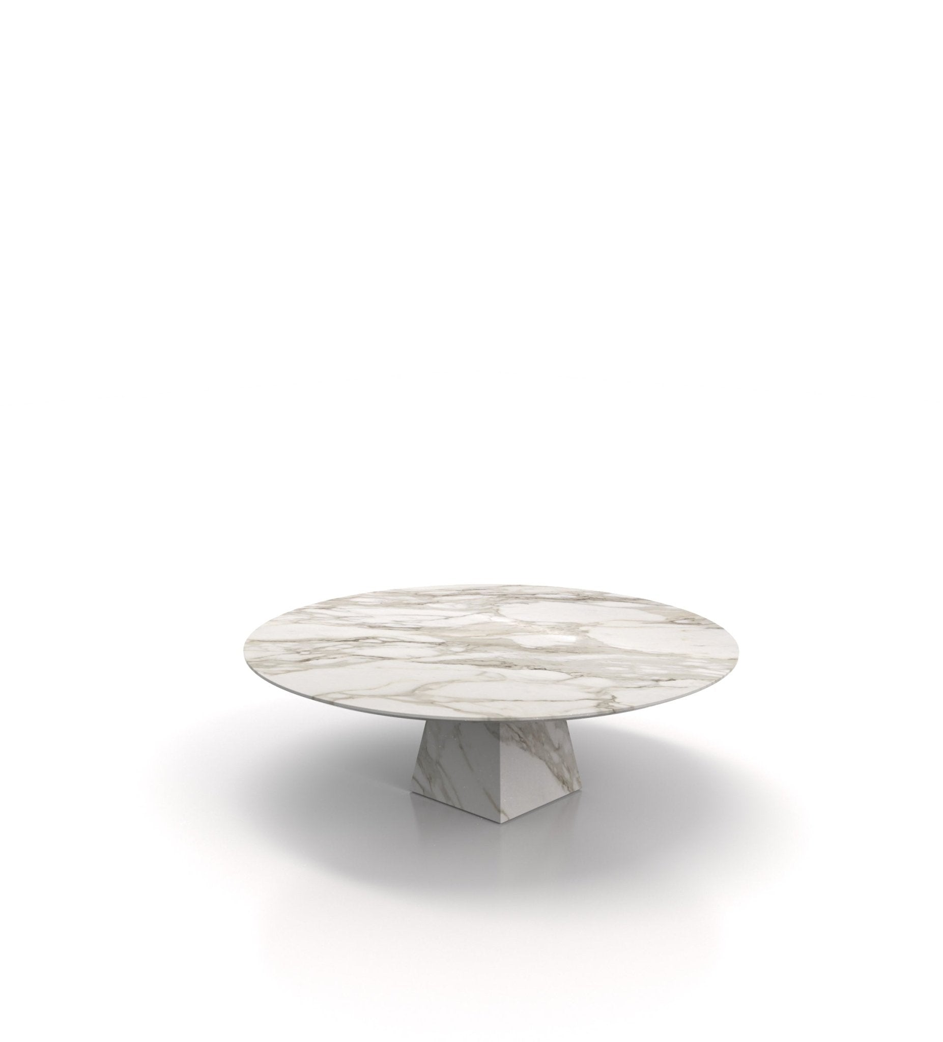 Grey Marble Stone Coffee Table - Front Profile | Stonegems