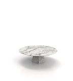 Arabescato White Marble Coffee Table - Side Profile | Stonegems