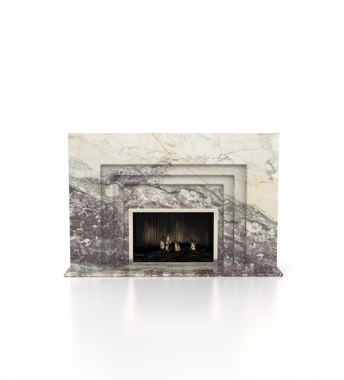 Cronos Marble Stone Fireplace