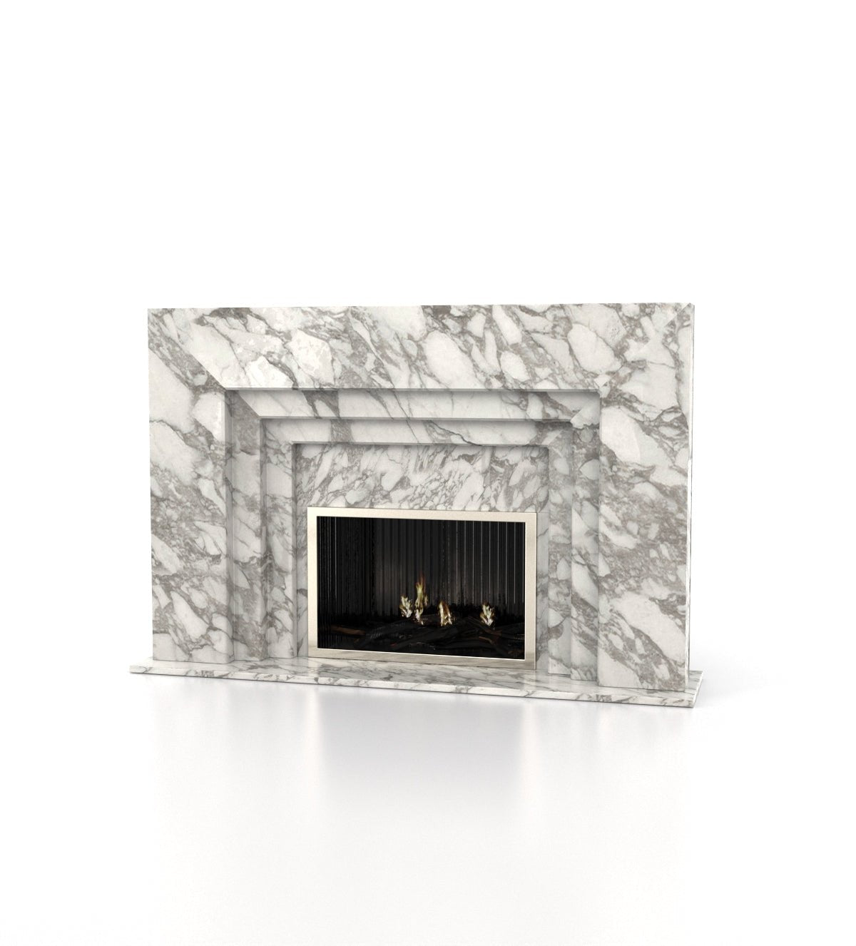 Cronos Marble Stone Fireplace
