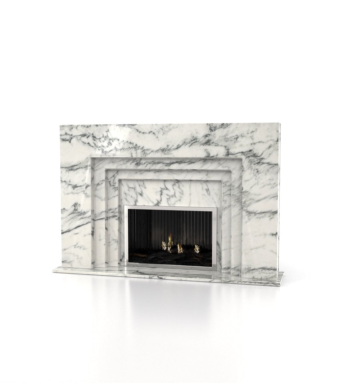 Cronos Marble Stone Fireplace