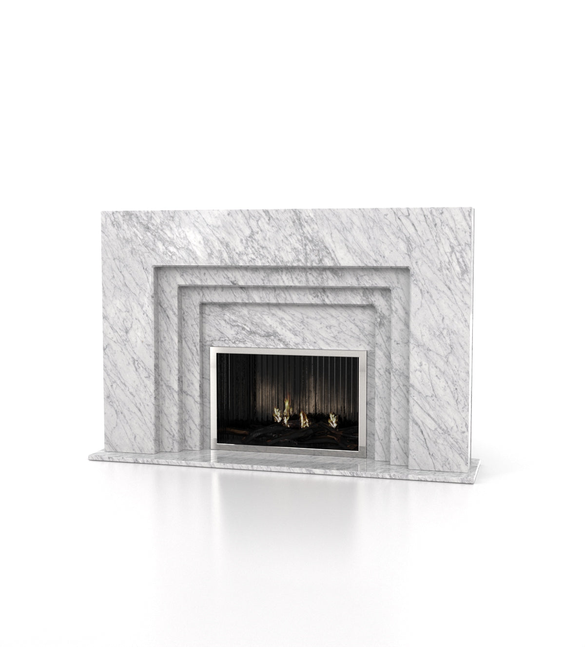 Cronos Marble Stone Fireplace