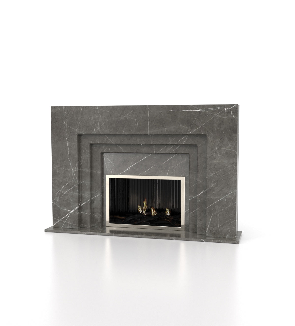 Cronos Marble Stone Fireplace