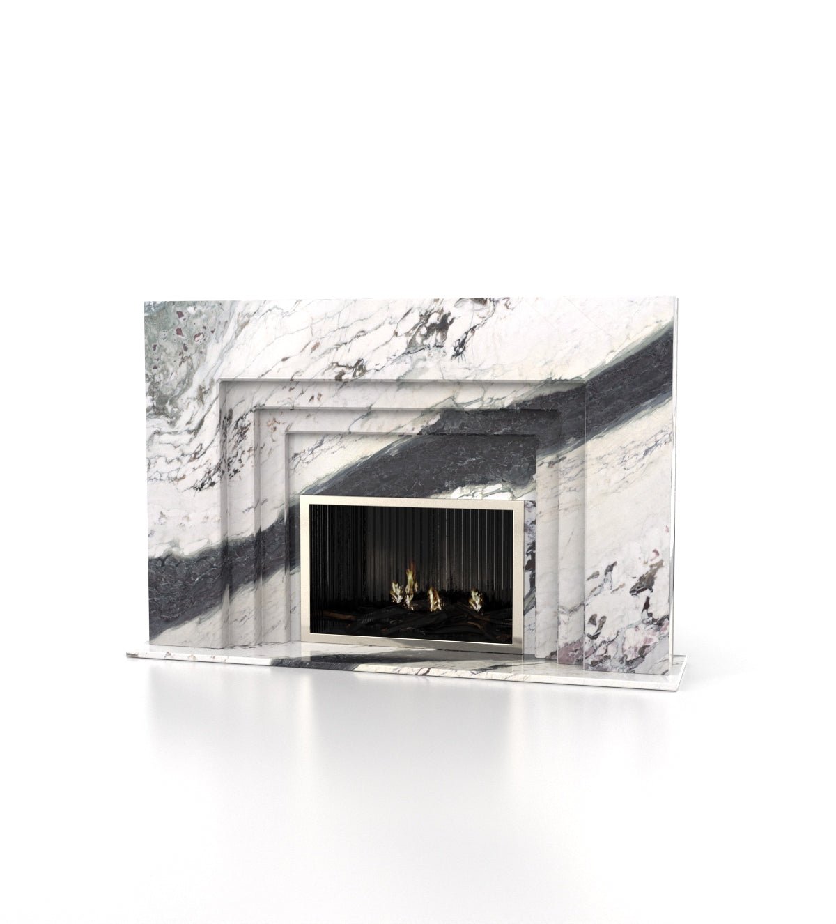 Cronos Marble Stone Fireplace