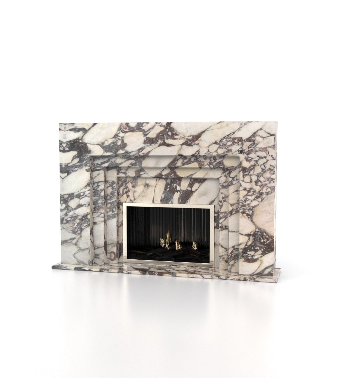 Cronos Marble Stone Fireplace