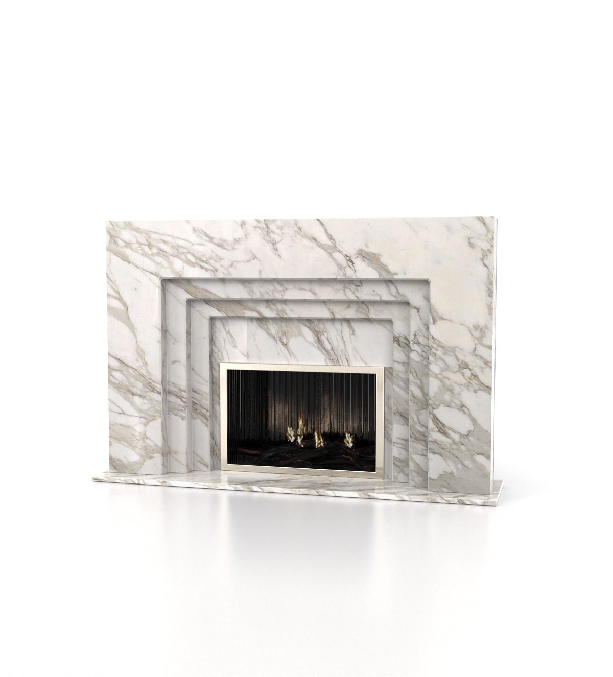 Cronos Marble Stone Fireplace