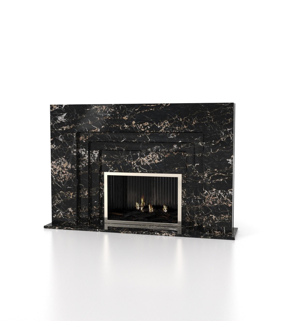 Cronos Marble Stone Fireplace