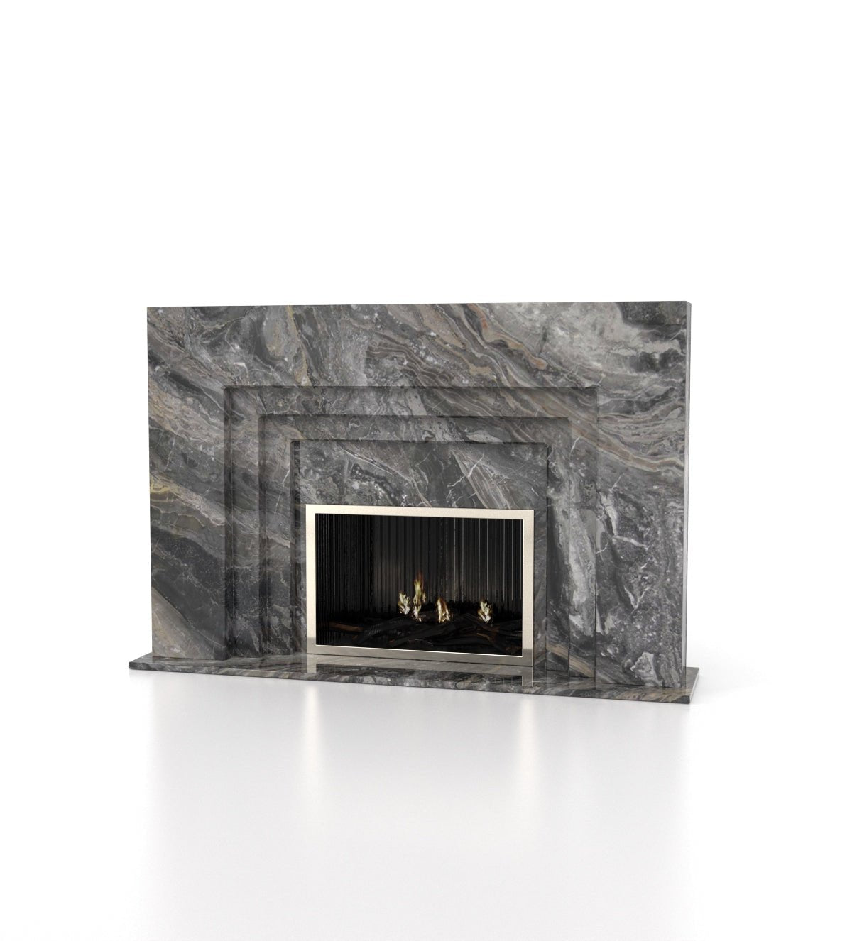 Cronos Marble Stone Fireplace